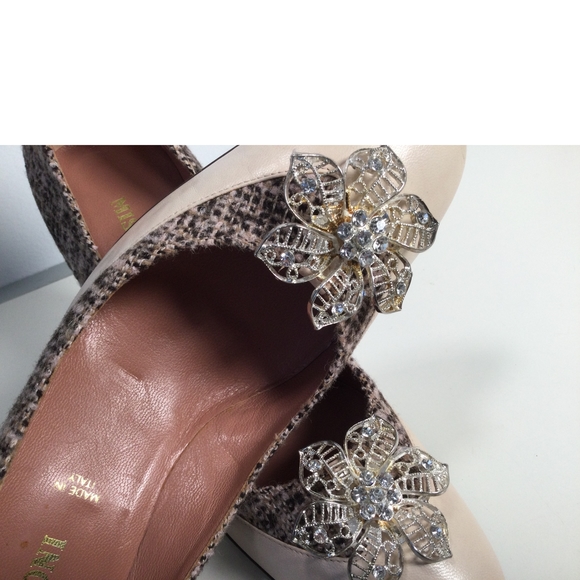 Missoni Italy Heels Women Beige US 7.5 - Picture 9 of 9